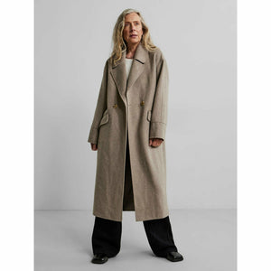 
                  
                    Ladda bild in galleri, YASALIMA HANDMADE WOOL MIX COAT
                  
                