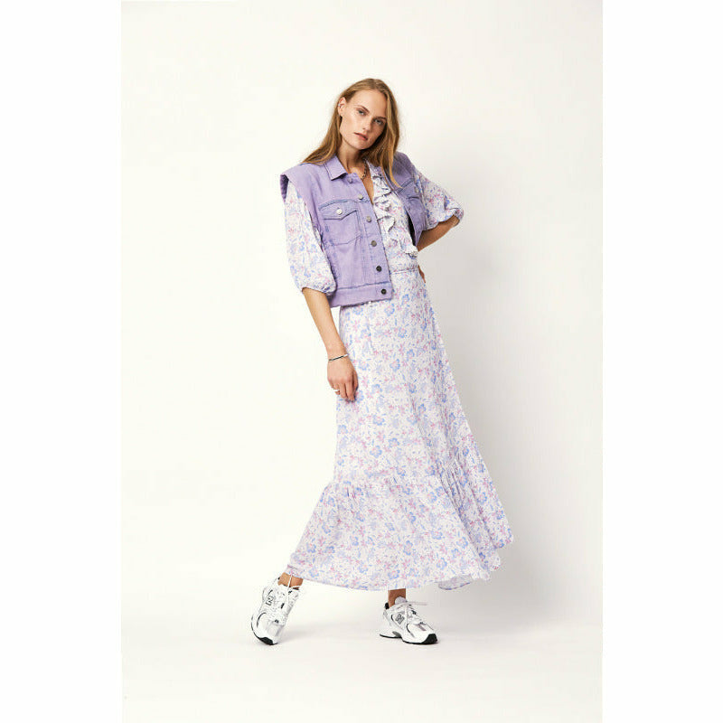 Jamilla printed wrap dress