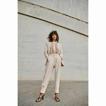 CMTAILOR PANTS WHITE