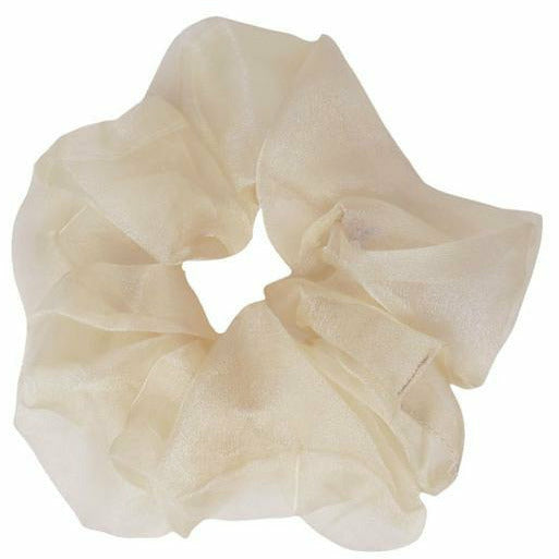 SCRUNCHIE SHIMMER BEIGE